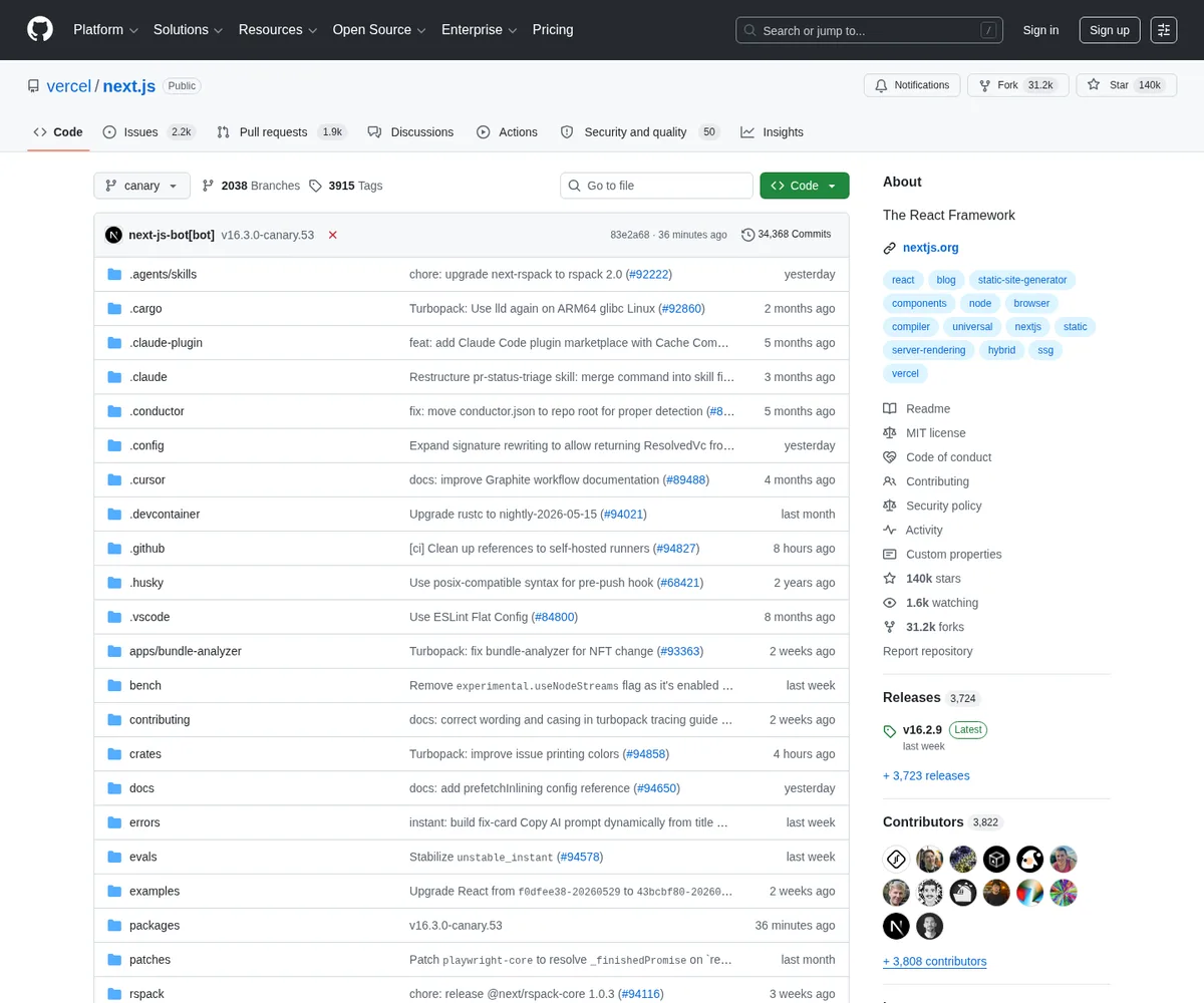 GitHub repository sidebar showing a visible project website link